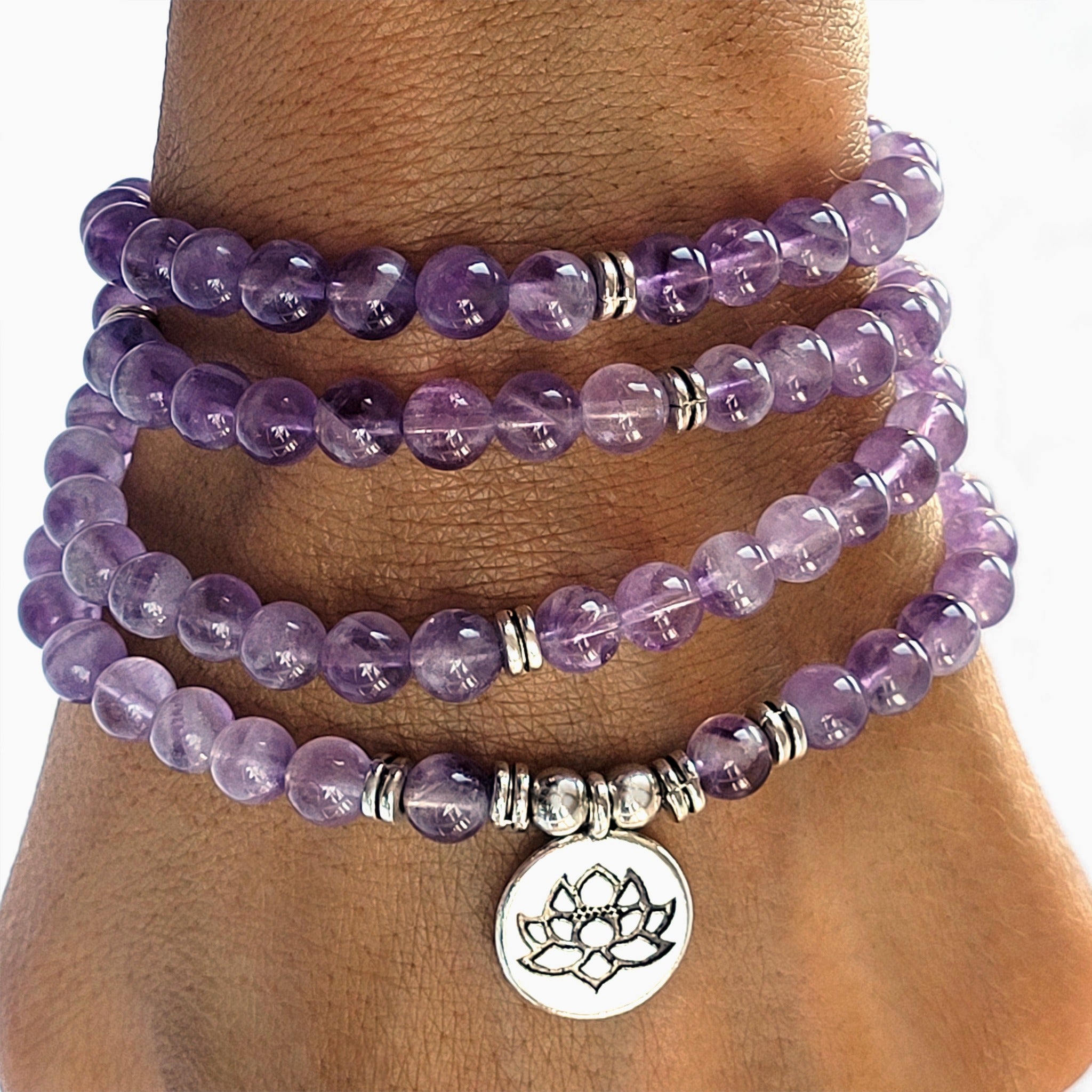 Amethyst Bracelet-ACHIEVEMENT-CALMNESS-CONFIDENCE - Ceylon Kings